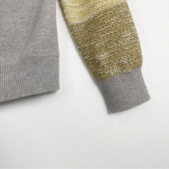 St. John color blocked knit front-zip bomber jacket size Small - Picture 6 of 9